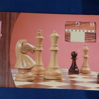 шах нов дървен  с фигури размери 39 х 39см , снимка 1 - Шах и табла - 24009563