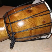 дървена тарамбука с оплетка-внос швеицария-30х17см, снимка 12 - Ударни инструменти - 20249922