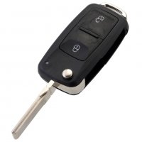 Кутийка ключ VW SEAT SKODA 2 бутона с острие OS, снимка 3 - Аксесоари и консумативи - 21692096
