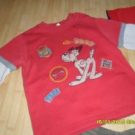 Дънки, долнище и блузи ватирани, снимка 2 - Детски Блузи и туники - 12559165