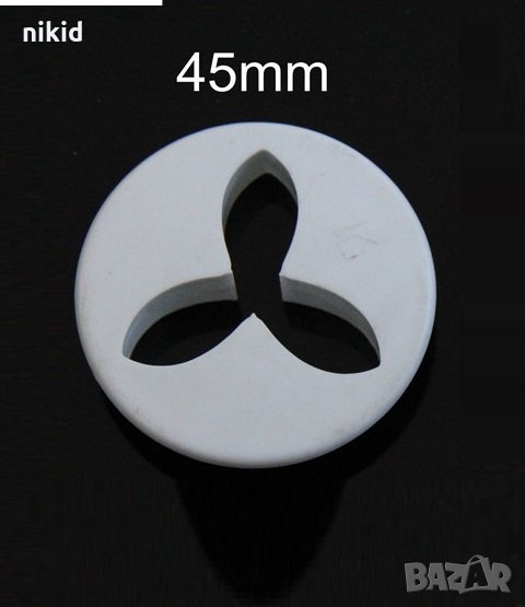 малко трилистно листо пластмасов резец форма украса сладки бисквитки торта фондан тесто, снимка 1