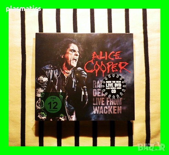 2CDs+DVD - ALICE COOPER - Live From Wacken, снимка 1