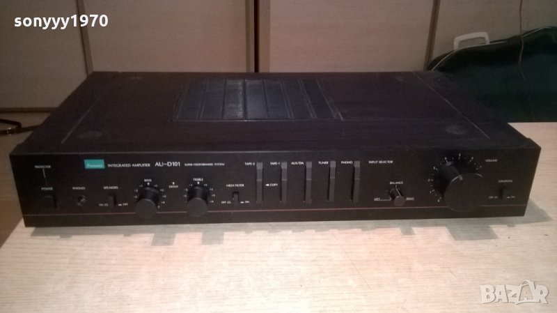 sansui au-d101 stereo amplifier-made in japan-внос швеицария, снимка 1