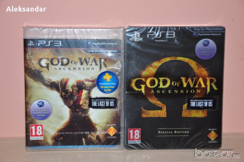 Нови игри.God of war ascension,special edition,ps3,пс3 , снимка 1
