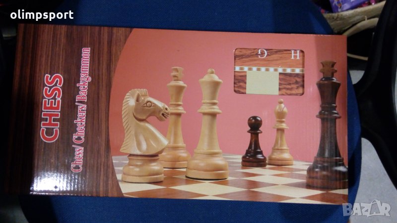 шах нов дървен  с фигури размери 39 х 39см , снимка 1