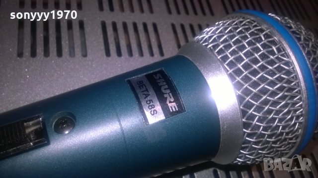 shure beta 58s-жичен-внос швеицария, снимка 3 - Микрофони - 25121457