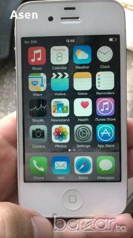 iPhone 4s бял, снимка 1 - Apple iPhone - 12153317