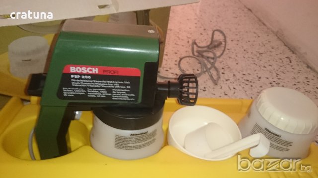 ЕЛ.ПИСТОЛЕТ ЗА БОЯДИСВАНЕ BOSCH Profi PSP 250, снимка 1 - Други инструменти - 20478562