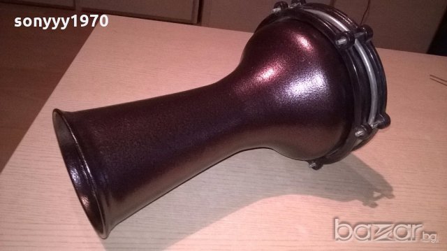 тарамбука нова АЛУМИНИЕВА-30х20см-внос сирия, снимка 3 - Ударни инструменти - 18623562