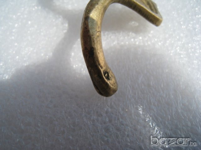 Стари месингови закачалки два броя, снимка 5 - Други - 20686455