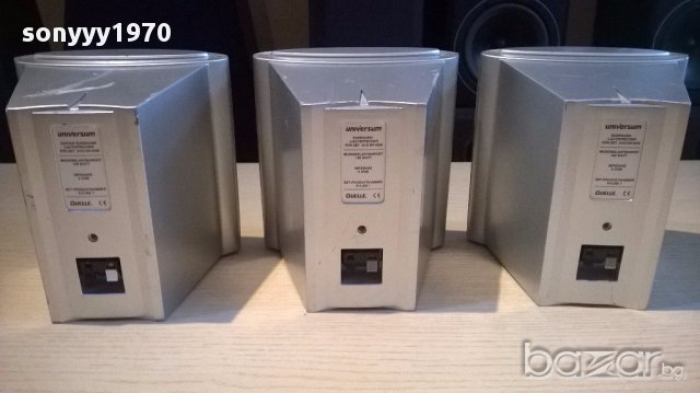 Universum-3х100watts/6ohms-3бр-колони 15/15/15см-внос швеицария, снимка 7 - Ресийвъри, усилватели, смесителни пултове - 12947560