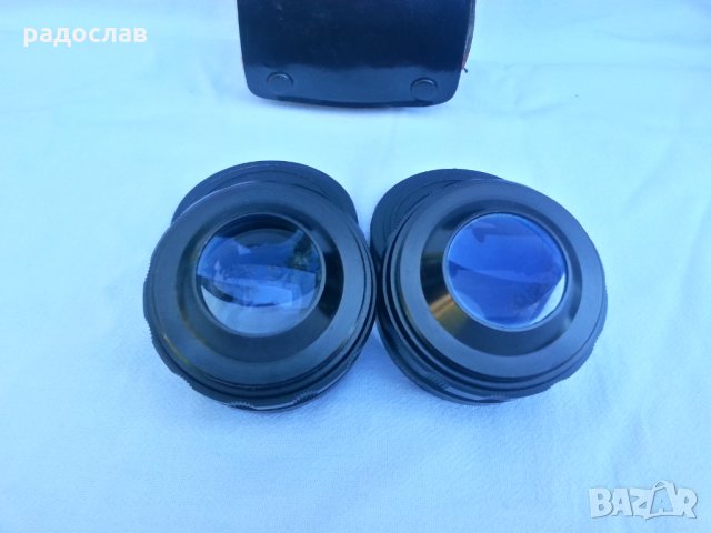 Kowa Aux широкоъгален обектив и Aux телеобектив  с кожен калъф. A2, снимка 7 - Обективи и филтри - 22779138