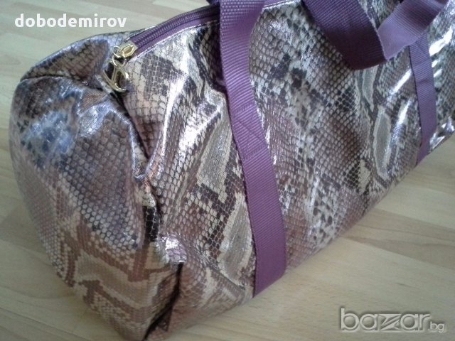 Нов дамски сак ROBERTO CAVALLI - JUST CAVALLI SNAKESKIN оригинал, снимка 8 - Сакове - 12985074