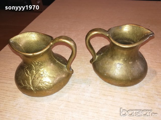 масивни канички-2бр-ретро колекция-внос швеицария, снимка 7 - Антикварни и старинни предмети - 20620250