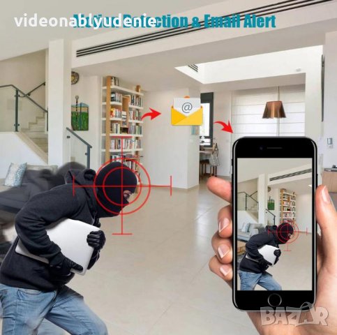 1 Mегапиксела HD 720р Водоустойчива IP Камера Onvif P2P 4 ARRAY IR-Cut 25 M. Нощно Виждане DSP XM510, снимка 3 - IP камери - 24681205