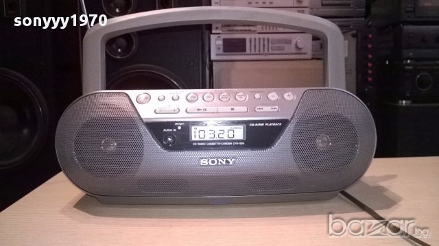 Sony cfd-s05 cd/tuner/cassette/aux-внос швеицария, снимка 5 - Радиокасетофони, транзистори - 15264351