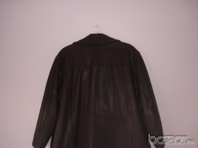 За едра дама,зимна кожена шуба,тип сако, XL , снимка 4 - Палта, манта - 18301358