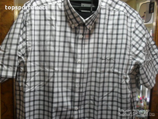 P.Cardin 100%original Мъжка риза къс ръкав НОВО внос Англия. , снимка 5 - Ризи - 20867289