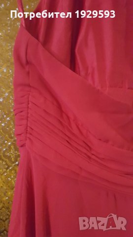 Червена рокля марка Jake's, снимка 3 - Рокли - 24633141