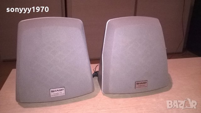 sharp-2бр тонколони-внос швеицария-17х17х9см