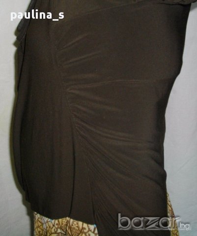 Комбинирана рокля с декориращо завързване / голям размер, снимка 8 - Рокли - 14622232