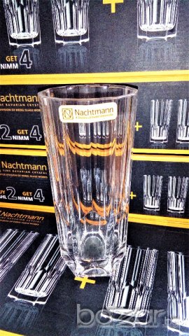 Aspen к-т 4 чаши Nachtmann 309ml - оловен кристал - в красива опаков , снимка 9 - Чаши - 20302606