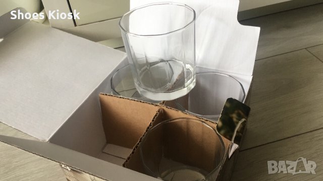 4 бр. комплект чаши Libbey Cortlandt Rock's, снимка 2 - Чаши - 24909353