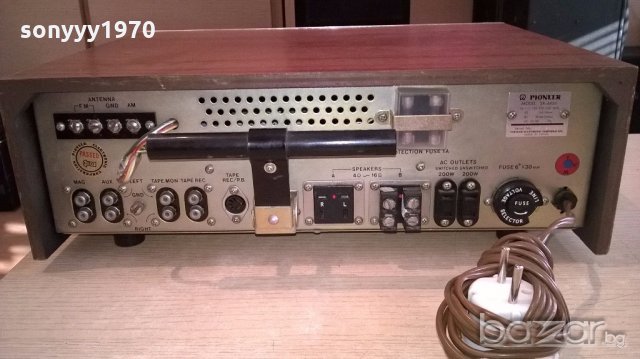 pioneer sx-440-stereo receiver-made in japan-внос англия, снимка 15 - Ресийвъри, усилватели, смесителни пултове - 19843547