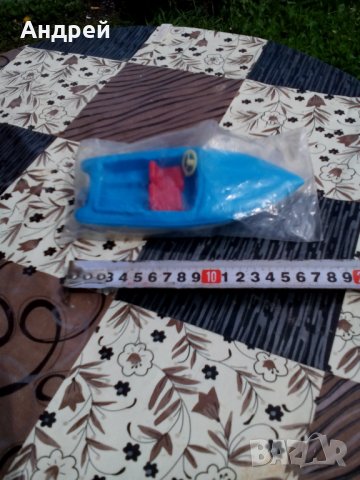 Стара играчка лодка,катер, снимка 3 - Антикварни и старинни предмети - 25290807