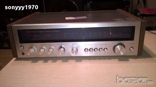 Kenwood kr-4400-stereo receiver-japan-внос швеицария, снимка 4 - Ресийвъри, усилватели, смесителни пултове - 15540734