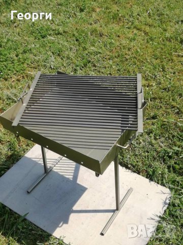 РЪЧНО ИЗРАБОТЕНО БАРБЕКЮ ЗА ДЪРВЕНИ ВЪГЛИЩА, снимка 3 - Барбекюта - 6970899