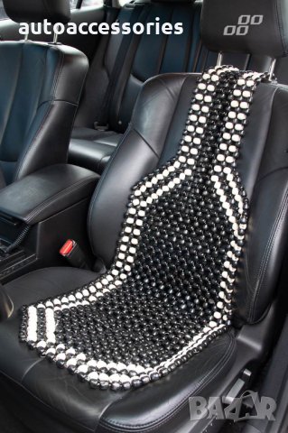 3000050377 Седалка масажор дървени топчета черни, снимка 3 - Аксесоари и консумативи - 25806304