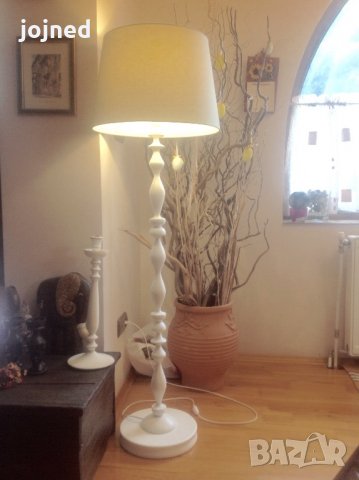 Шаби шик аплик с абажур-Бял ,модерна класическа винтидж лампа за стена с шапка,винтидж, снимка 9 - Лампи за стена - 22892605