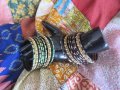 Индийски гривни - стъклени, перлени, пластмасови, снимка 18