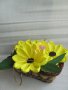 Панерче с цветя, снимка 1 - Декорация за дома - 14388913