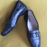 Boissy 36 естествена кожа френски дамски обувки анатомична стелка, снимка 2 - Дамски ежедневни обувки - 23737421