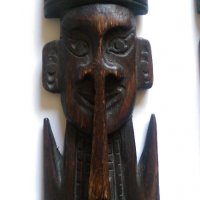 Африкански дървени  фигури, снимка 3 - Статуетки - 20122021