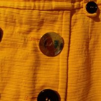 Дам.пола-"YVES SAINT LAURENT"-/памук/,цвят-оранжев. Закупена от Италия., снимка 6 - Поли - 23677247