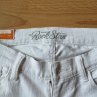 Бял панталон Rock Star, снимка 3 - Панталони - 24963553