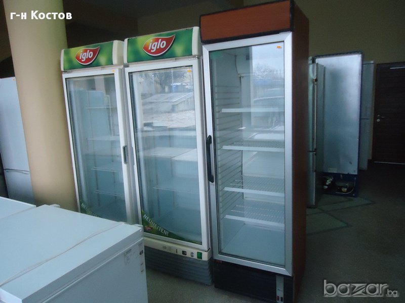 1.Хладилни витрини втора употреба плюсови вертикални за заведения и хранителни магазини цени от 260л, снимка 1