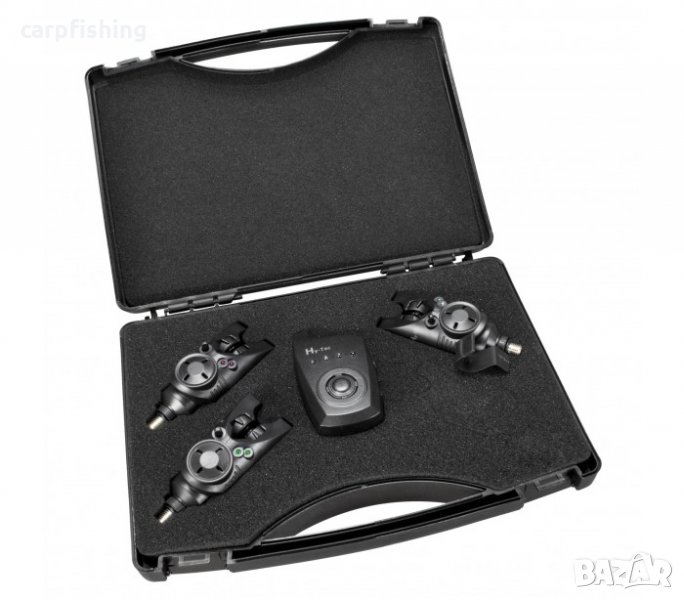 НОВО Сигнализатори Carpmax Hy-Tec System 3+1, снимка 1