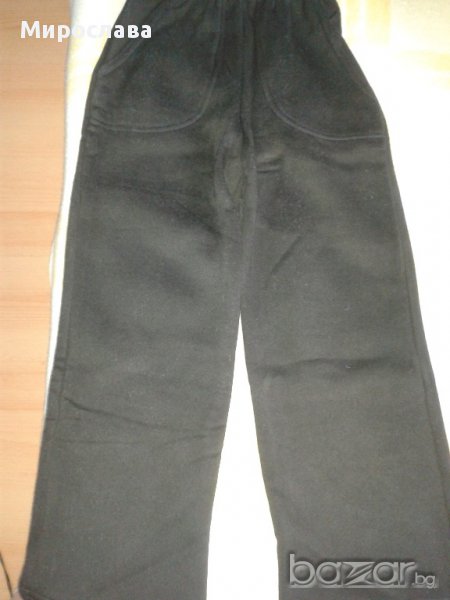 Ново! Ватирано долнище - черно, снимка 1