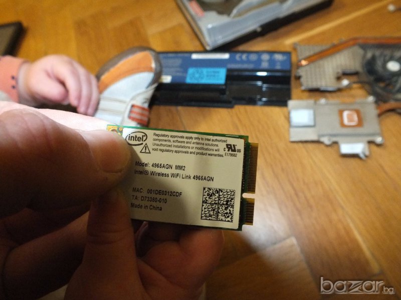Безжична карта за лаптоп N стандарт Intel Wireless Wifi N Card 4965agn Mm2, снимка 1
