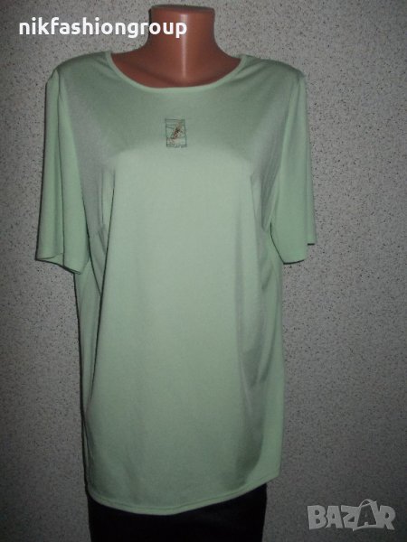 Резедава блуза с къс ръкав, XL размер, снимка 1