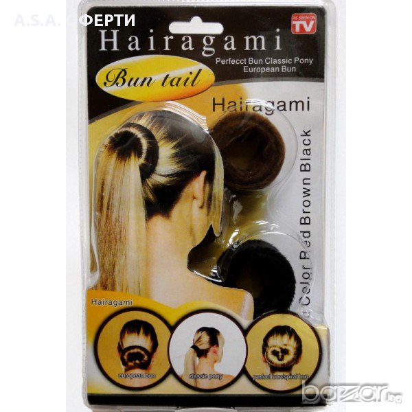 Аксесоари за коса Hairagami Bun Tail, снимка 1