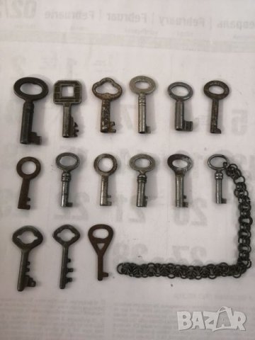Лот стари кухи ключета. , снимка 5 - Колекции - 25479935