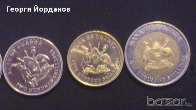 Монети лот от 5 монети Уганда, снимка 12 - Нумизматика и бонистика - 8319223