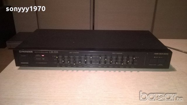 pioneer gr-333 equalizer-made in japan-внос англия, снимка 4 - Ресийвъри, усилватели, смесителни пултове - 18347568