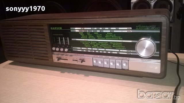 Kapsch troubadour automatic 6020 retro receiver-внос швеицария