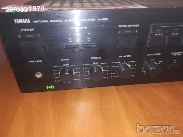 yamaha stereo amplifier-made in japan-внос швеицария, снимка 7 - Ресийвъри, усилватели, смесителни пултове - 20938244